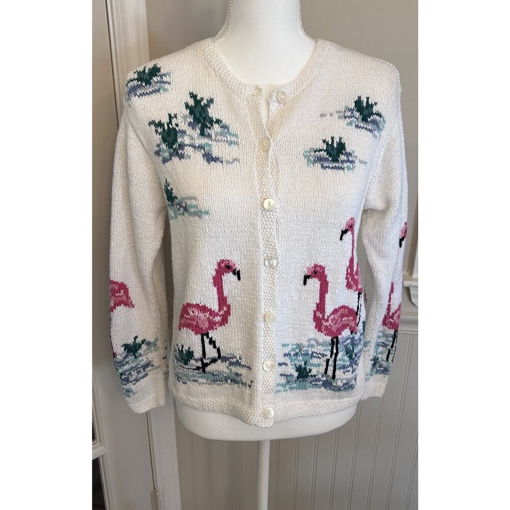 Talbots Flamingo Sweater